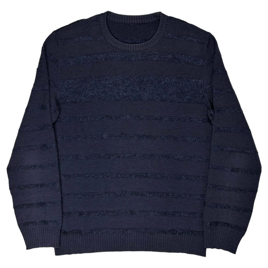 Maison Martin Margiela Striped Grunge Wool Sweater