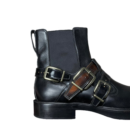 Dries Van Noten Multi Belt Leather Boots - SS20