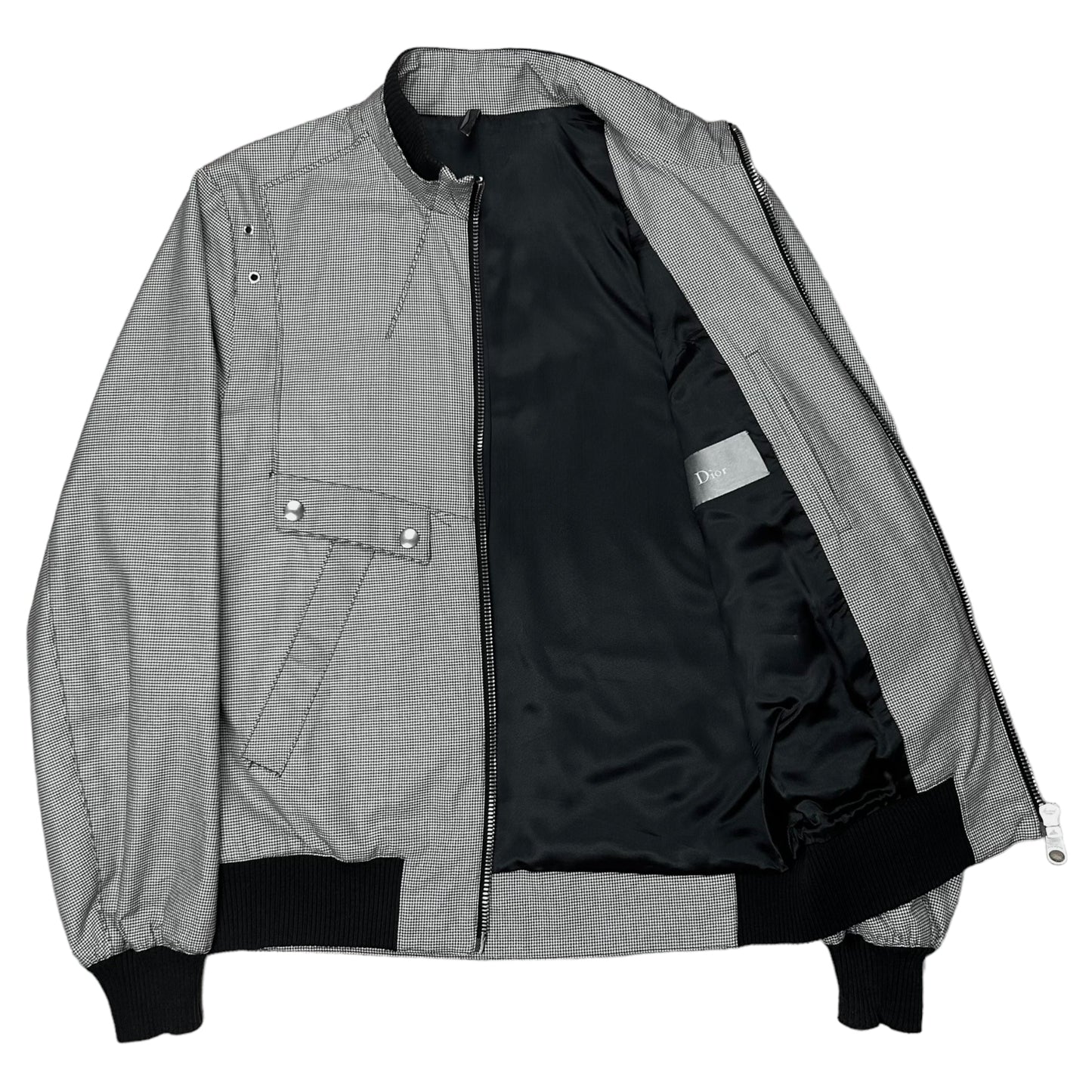 Dior Homme Studded Riders Silk Jacket - SS08