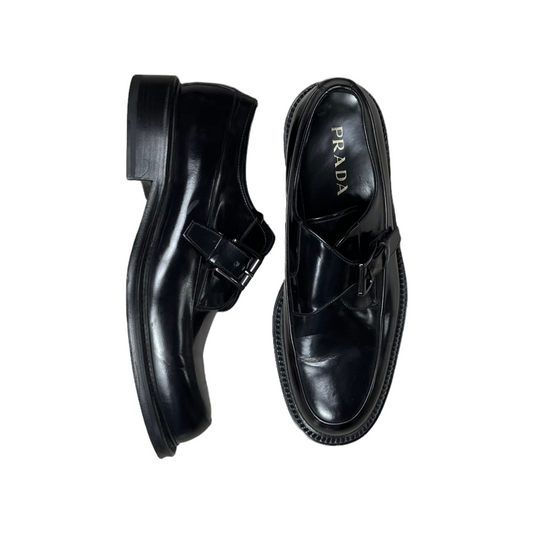 Prada Monk Strap Buckle Derbies