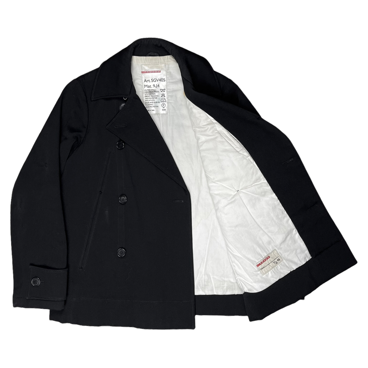 Prada Double Breasted Sailor Jacket