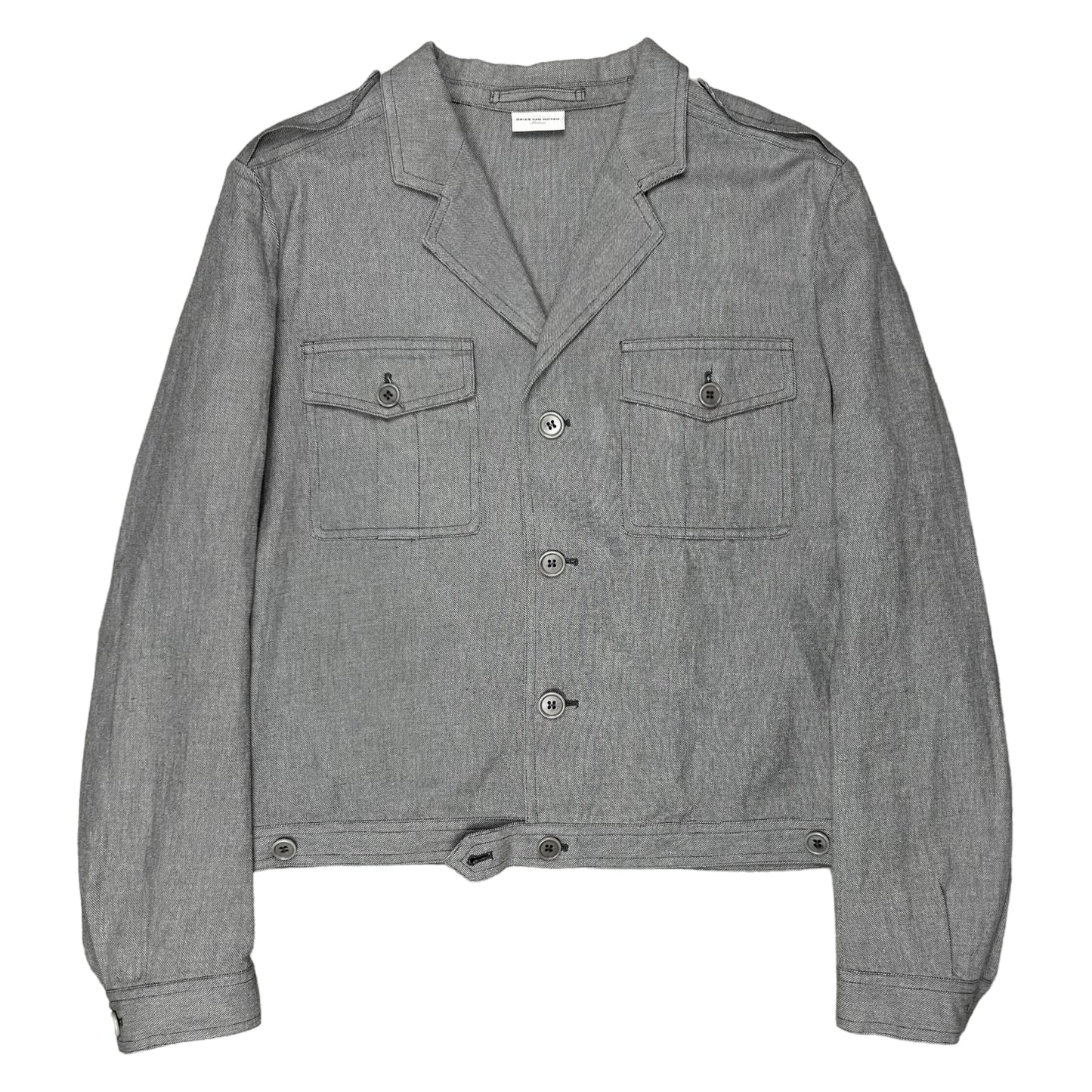 Dries Van Noten Cropped Officer Jacket