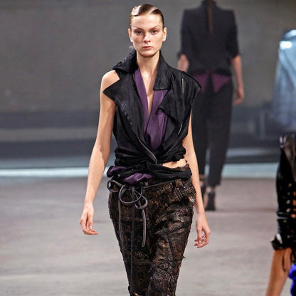 Haider Ackermann Belted Blister Vest - SS11