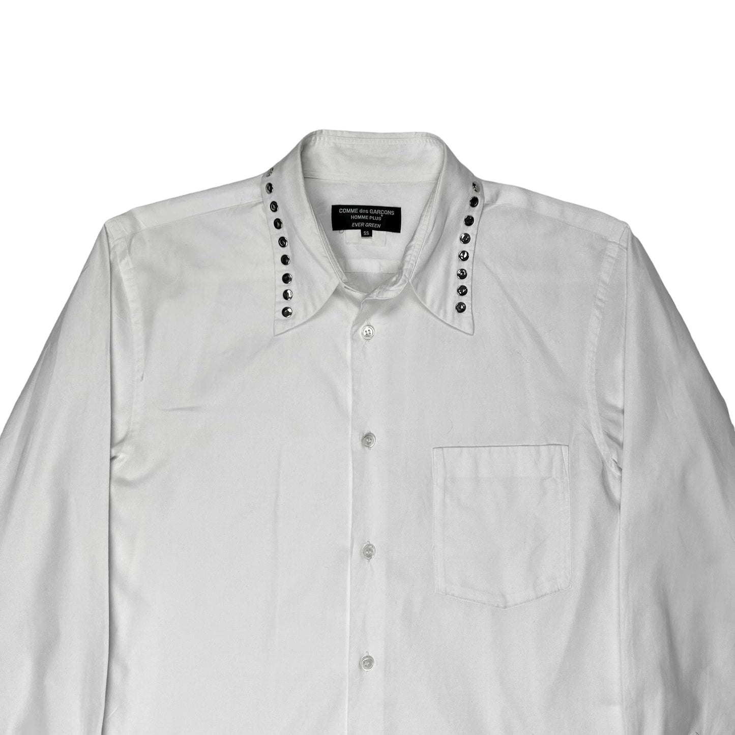 Comme des Garcons Homme Evergreen Studded Collar Shirt - AD2006