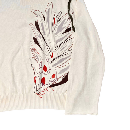 Kiko Kostadinov Futur Printed Knit Sweater - SS22 – Vertical Rags Kiko Kostadinov Futur Printed Knit Sweater - SS22 – Vertical Rags