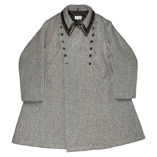 Maison Margiela Studded Double Breasted Wool Coat - AW20