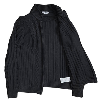 Dior Homme Cable Knit Zip Sweater