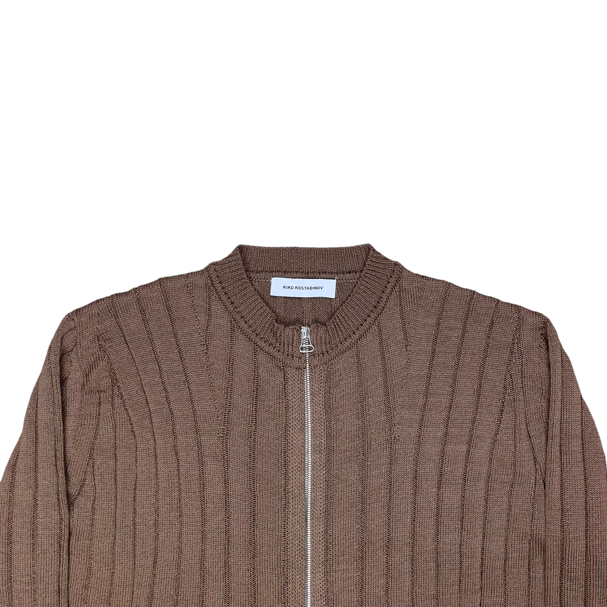 Kiko Kostadinov Harkman Zip Cardigan - AW21 – Vertical Rags Kiko Kostadinov Harkman Zip Cardigan - AW21 – Vertical Rags