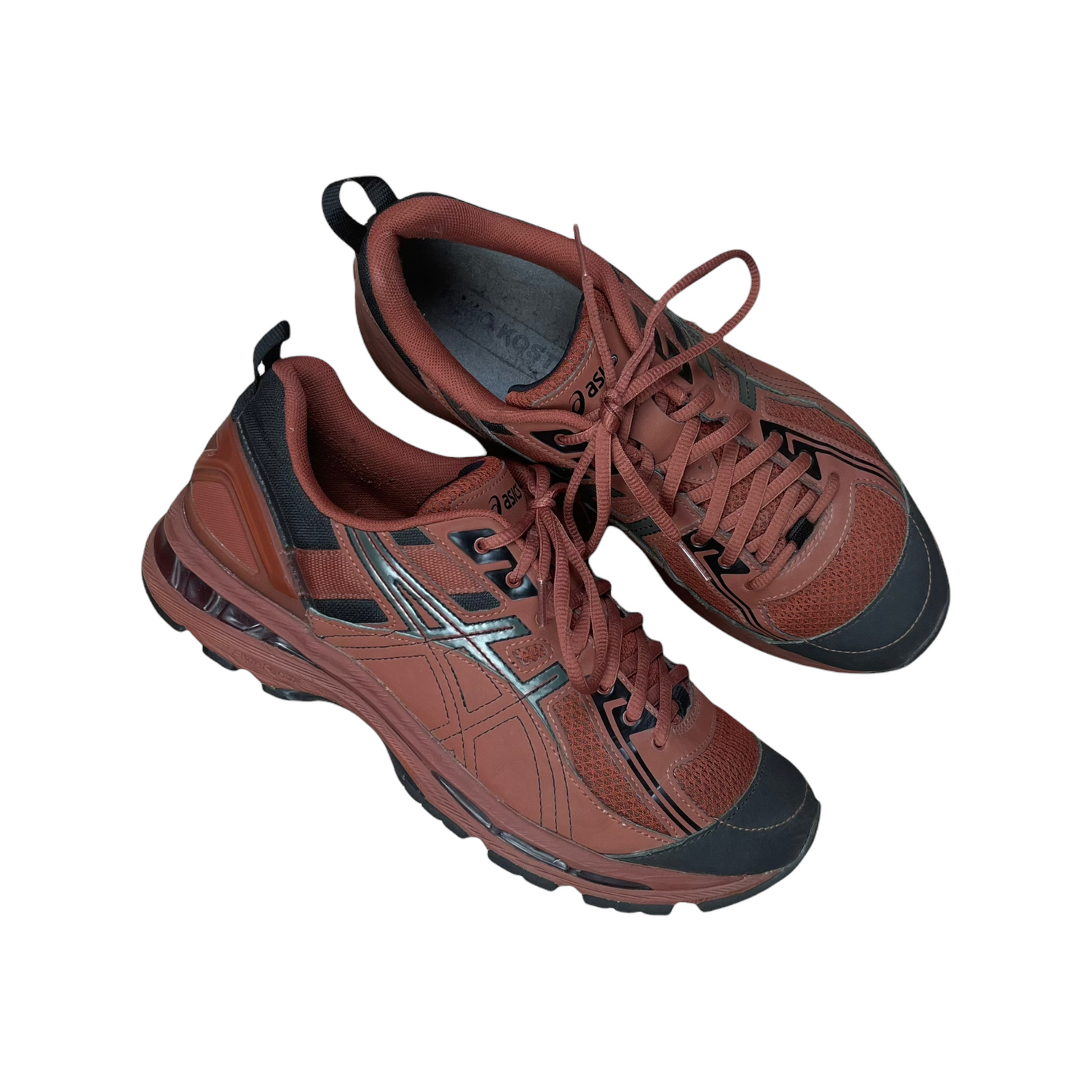 Kiko Kostadinov x Asics Gel Burz 2 Terracotta AW18 Vertical Rags