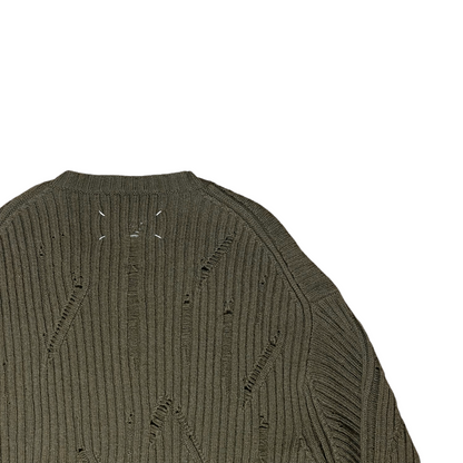 Maison Margiela Distressed Rib Knit Sweater - AW16 Maison Margiela Distressed Rib Knit Sweater - AW16