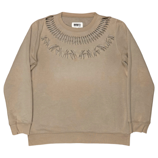 Maison Margiela MM6 Cut Out Hook Sweater - AW12