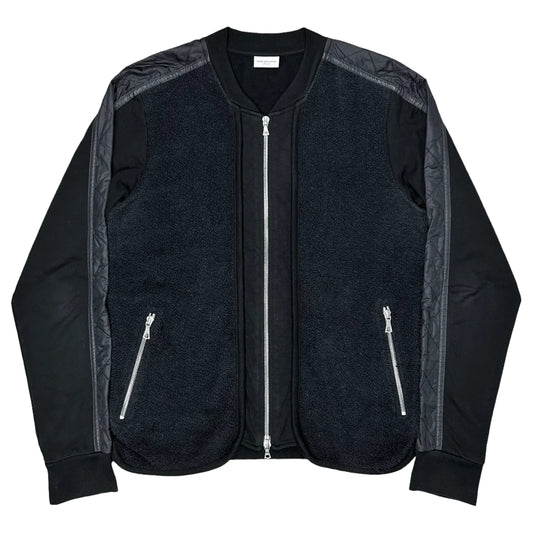 Dries Van Noten Hybrid Fleece Zip Jacket