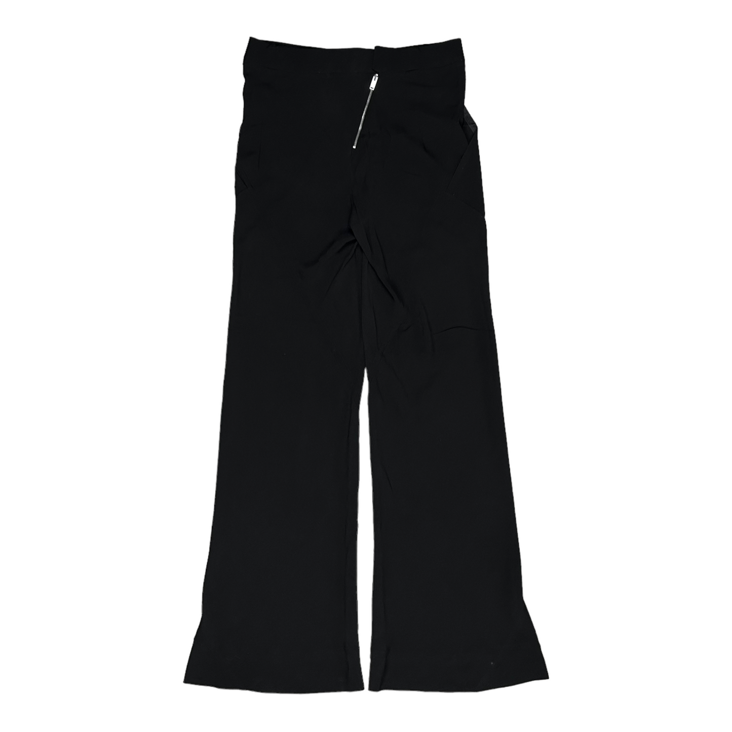 Rick Owens Flared Diagonal Zip Trousers