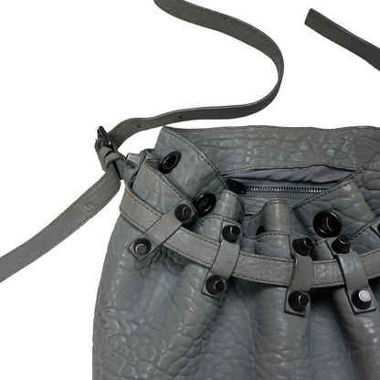 Alexander Wang Diego Bucket Bag Blue Grey