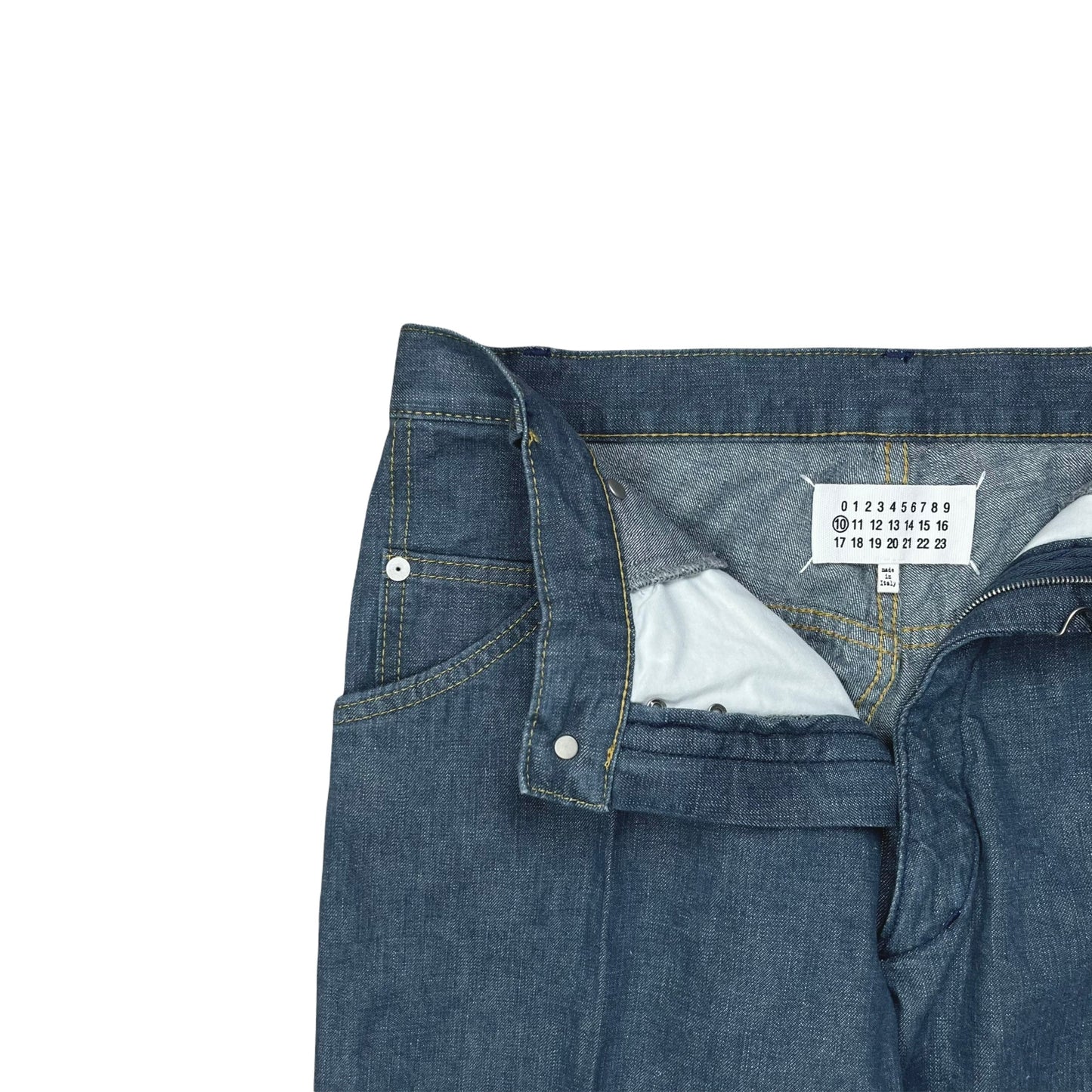 Maison Margiela Flared Petrol Jeans - AW21