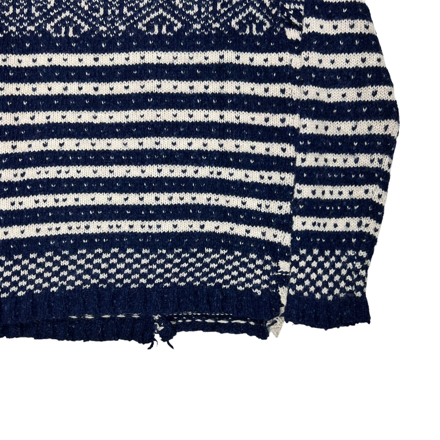 Y’s by Yohji Yamamoto Nordic Patchwork Knit Sweater - AW93