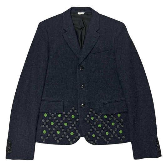 Comme des Garcons Homme Plus Geometric Embroidery Blazer - AW13