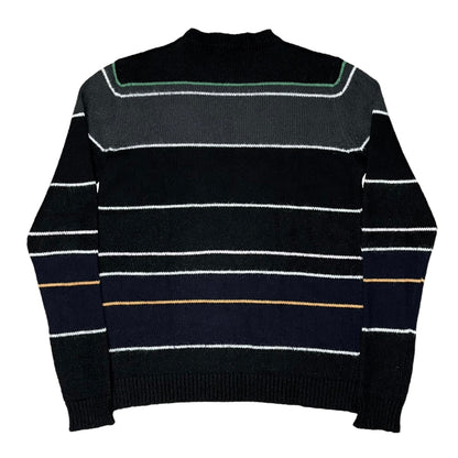 Raf Simons Striped Mohair Punk Sweater - AW13