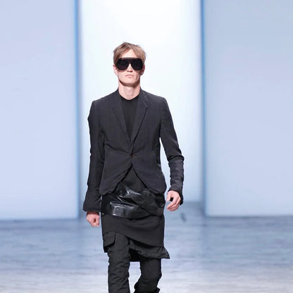 Rick Owens Naska Single Button Blazer Dust - SS12