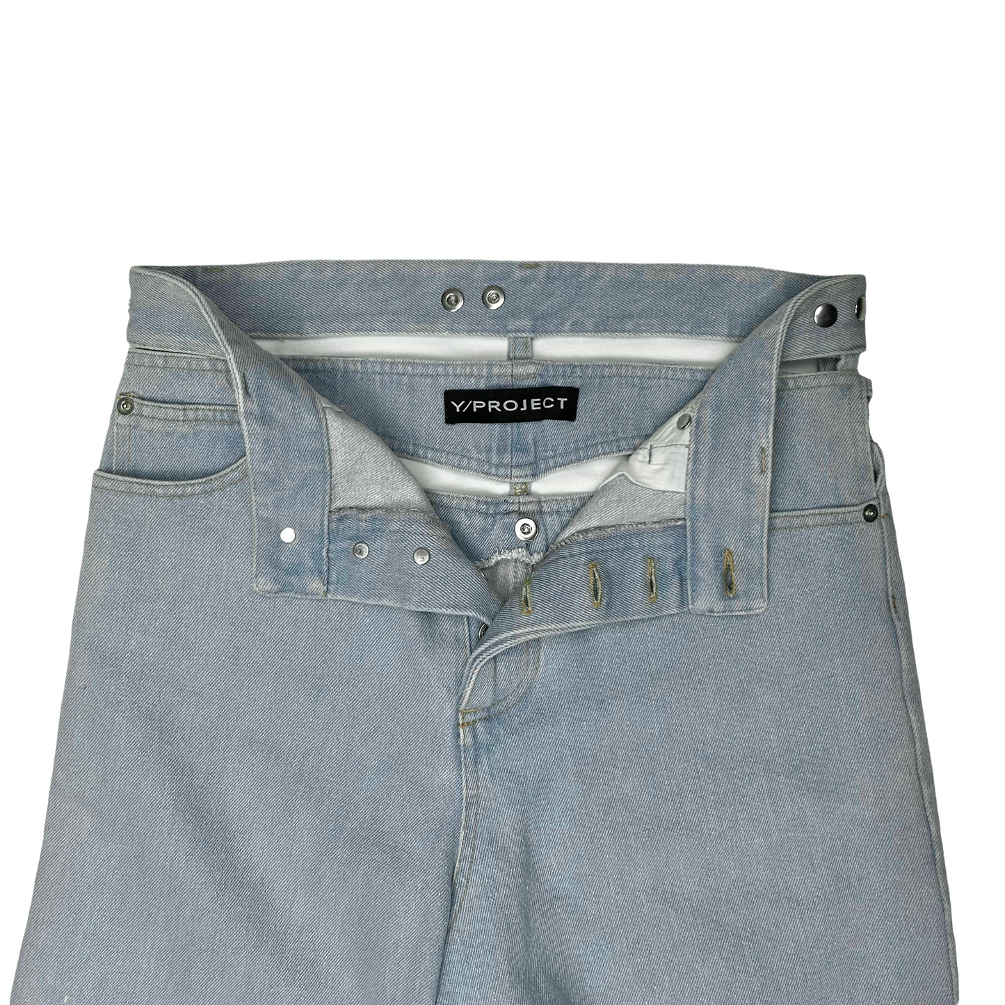 Y/Project Peep Show Jeans Washed Blue - SS22