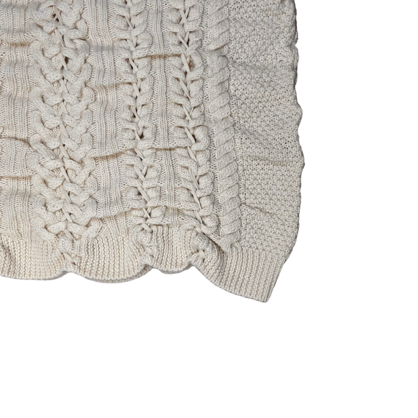 Y/Project Lace Up Cable Knit Sweater - SS20