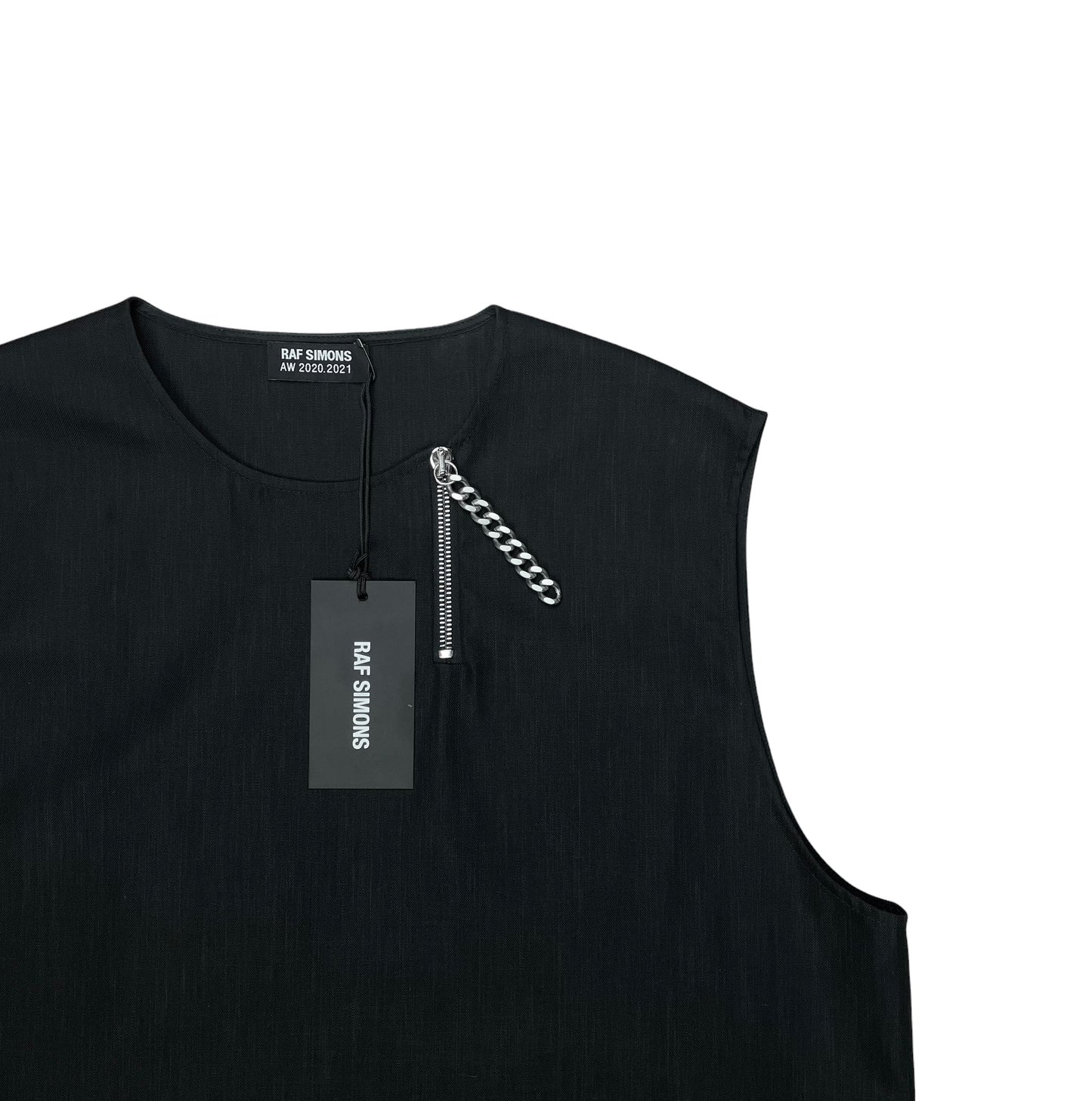 Raf Simons Chain Zip Sleeveless Top - AW20