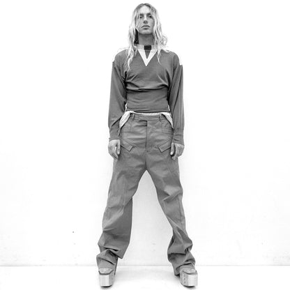 Rick Owens Flat Cargo Zip Pants - SS21