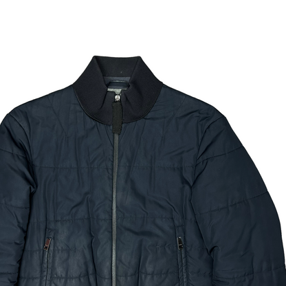 Jil Sander Cropped Quilted Bomber Jacket - AW11