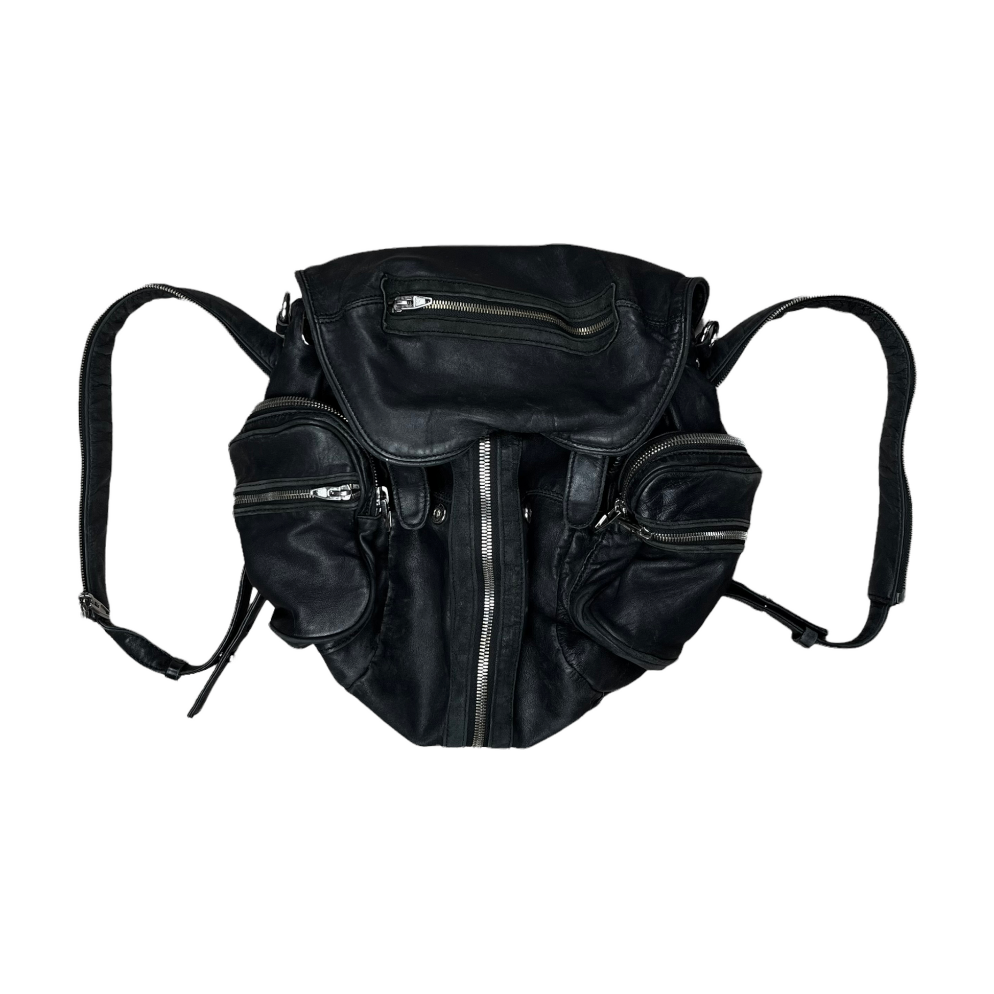 Alexander Wang Leather Hybrid Zip Bag – Vertical Rags Alexander Wang Leather Hybrid Zip Bag – Vertical Rags