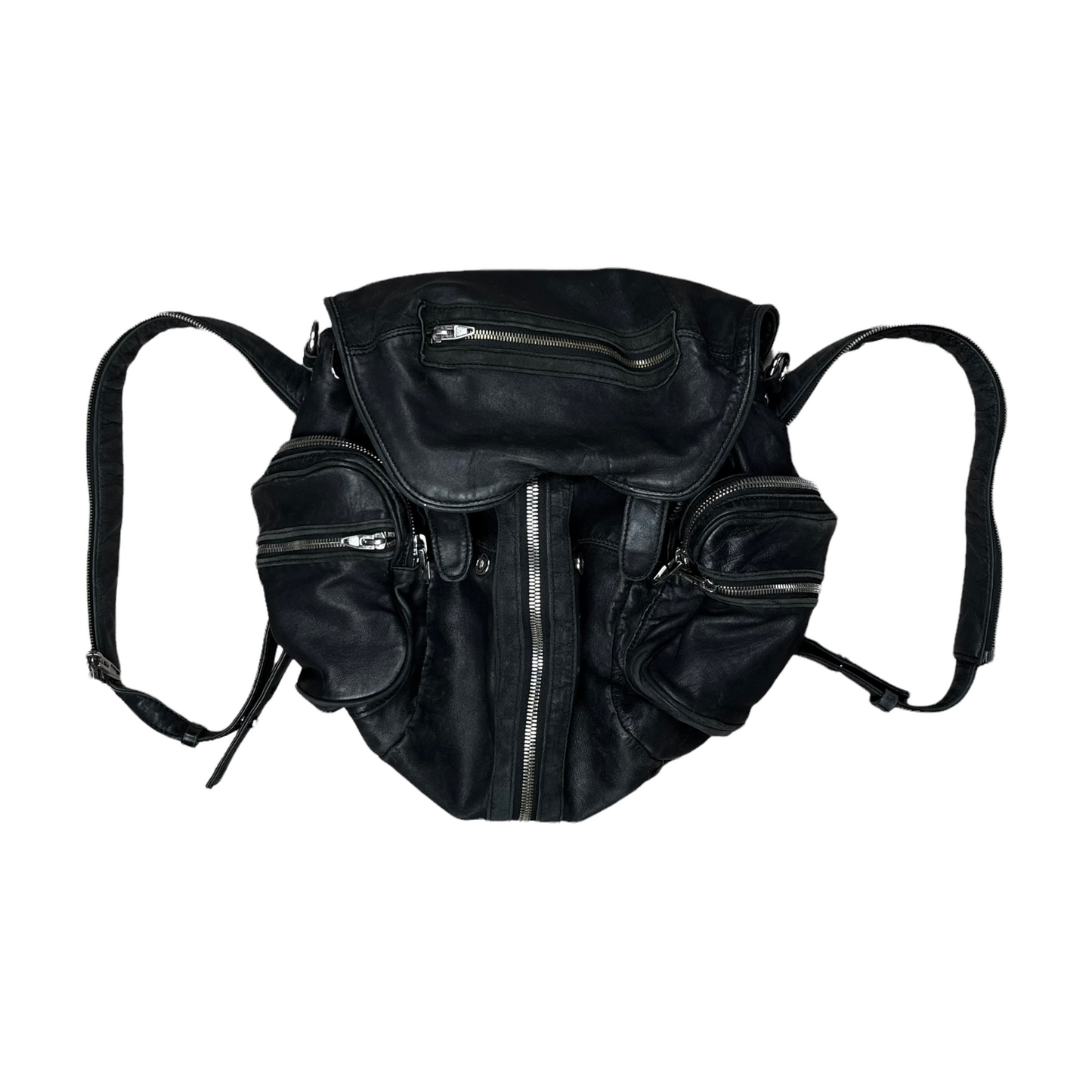 ALEXANDER WANG Multi Zip Leather Bag - ショルダーバッグ