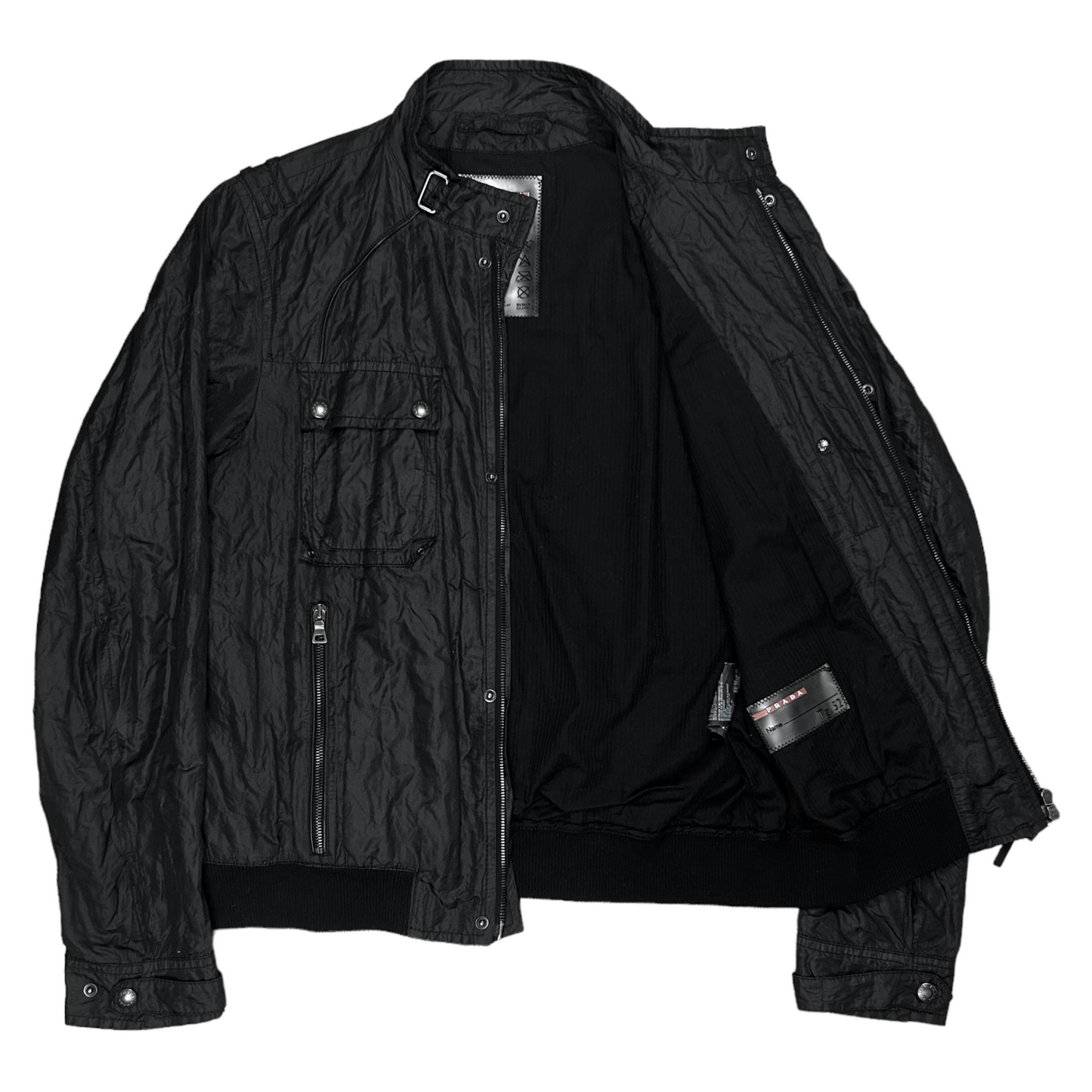 Prada Moto Piercing Zip Jacket