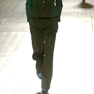 Dries Van Noten Wide Pleated Trousers - AW05