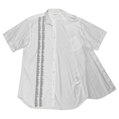 Comme des Garcons Shirt Blanco Print Shirt