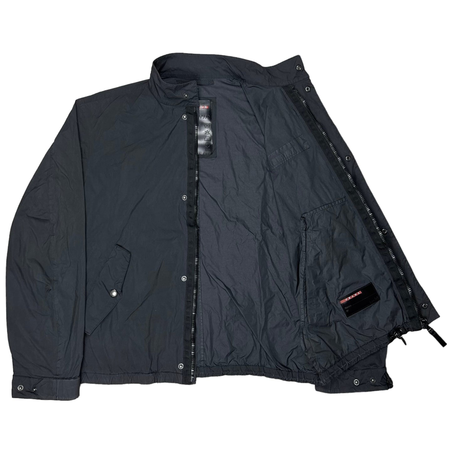 Prada Technical Snap Bomber Jacket