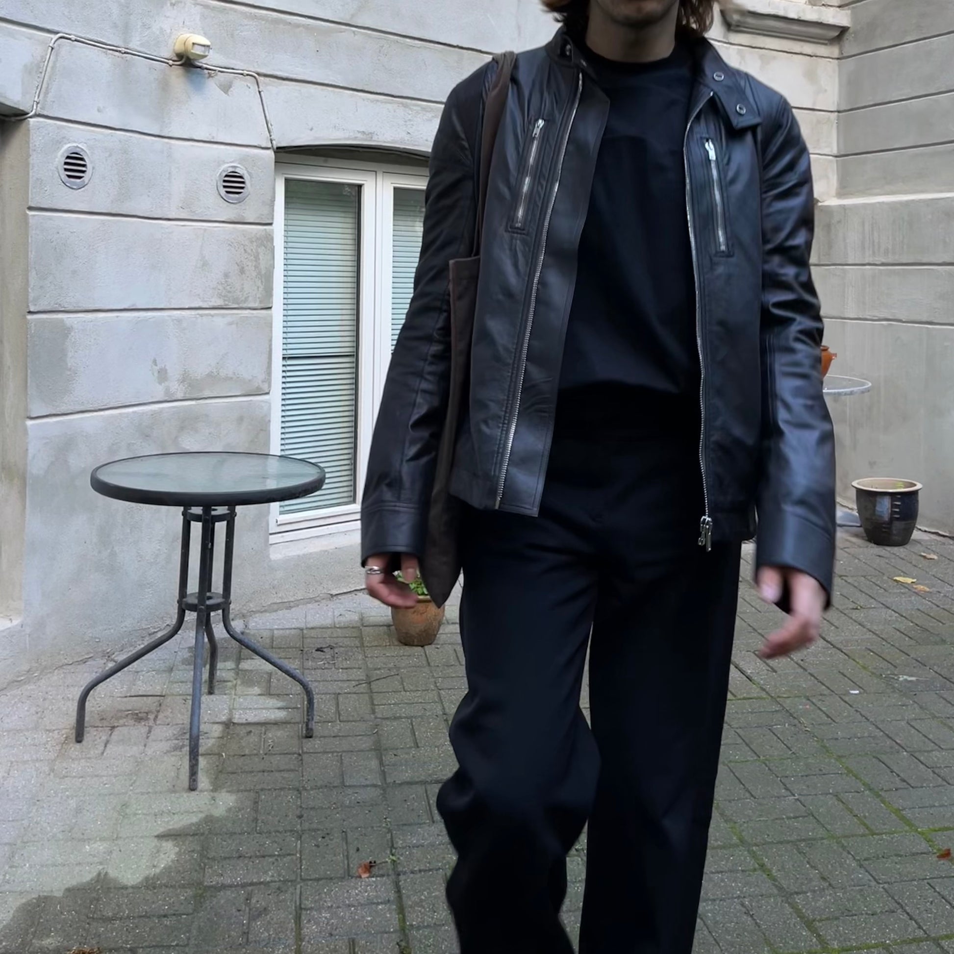 Rick Owens Ies Phlegethon Leather Jacket - SS21 – Vertical Rags Rick Owens Ies Phlegethon Leather Jacket - SS21 – Vertical Rags