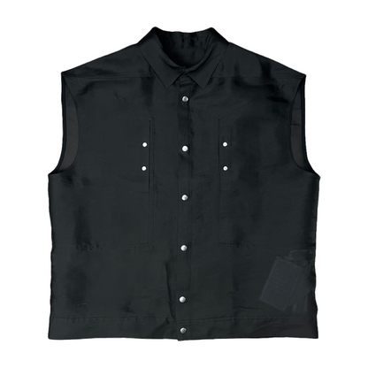 Rick Owens Silk Gazar Vest - SS22