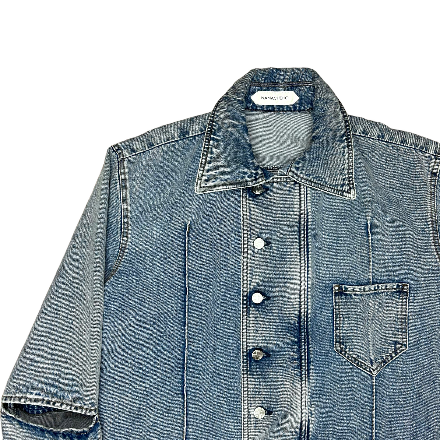 Namacheko Manni Elbow Cut Denim Shirt - SS22