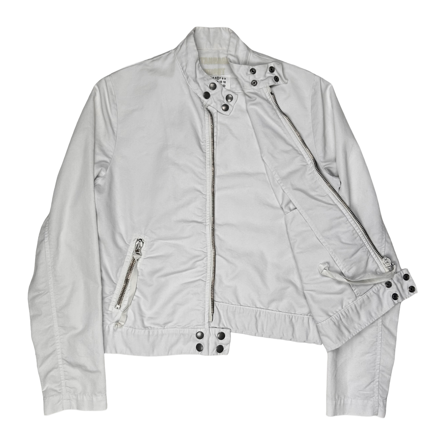 Maison Martin Margiela Zip Flight Jacket White