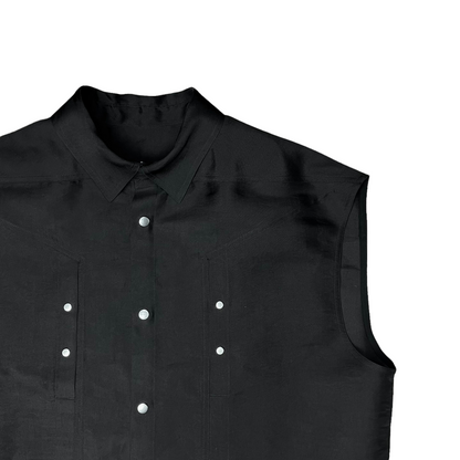 Rick Owens Silk Gazar Vest - SS22