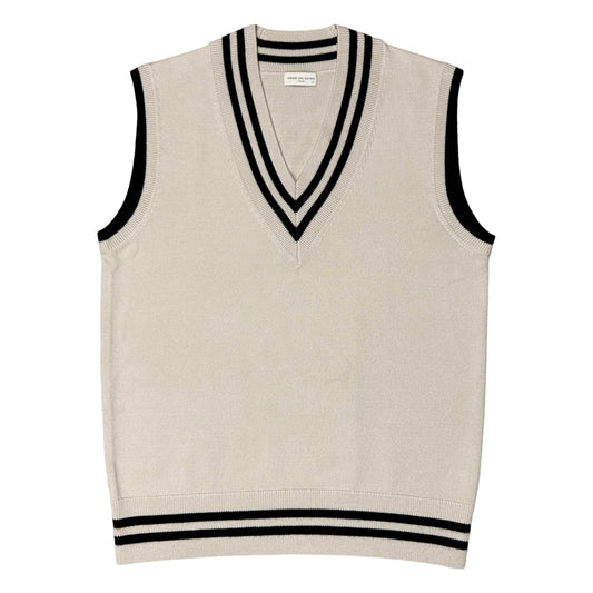 Dries Van Noten Contrast Stripe Knit Vest