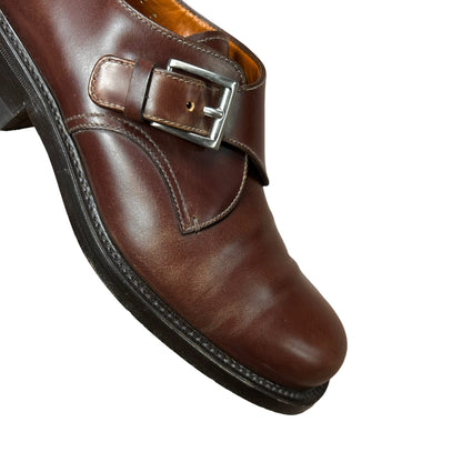 Prada Monk Strap Buckle Derbies