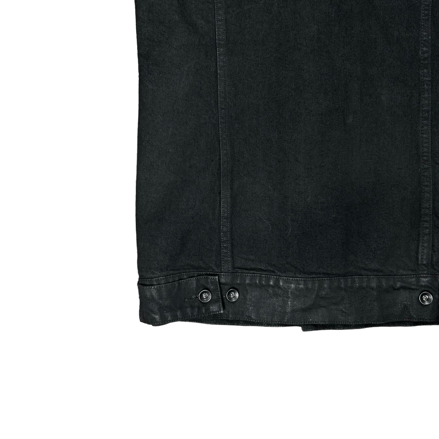 Rick Owens DRKSHDW Waxed Trucker Vest