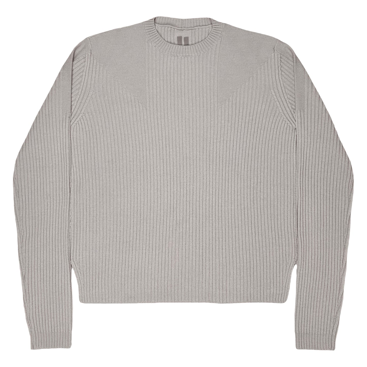 Rick Owens Fisherman Biker Sweater Oyster - SS21