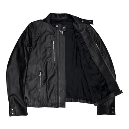 Rick Owens Ies Phlegethon Leather Jacket - SS21