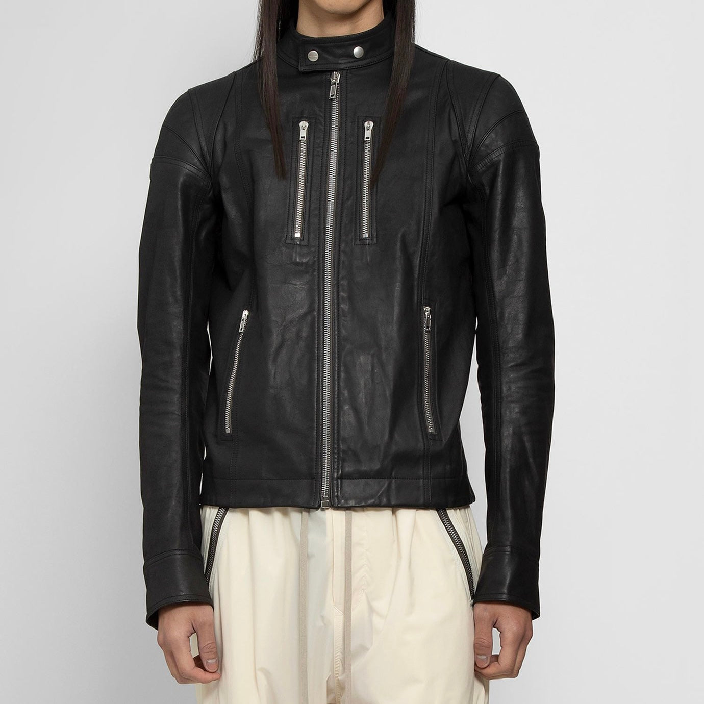 Rick Owens Ies Phlegethon Leather Jacket - SS21 – Vertical Rags