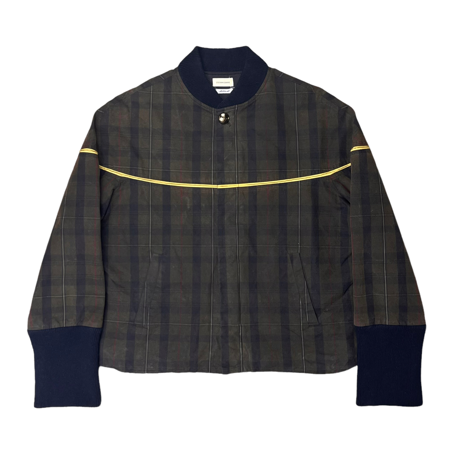 Stefan Cooke Plaid Waxed Sport Jacket - SS21