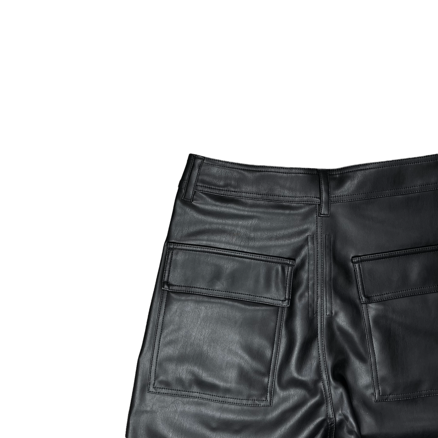 Rick Owens DRKSHDW Jet Vegan Leather Shorts - AW20