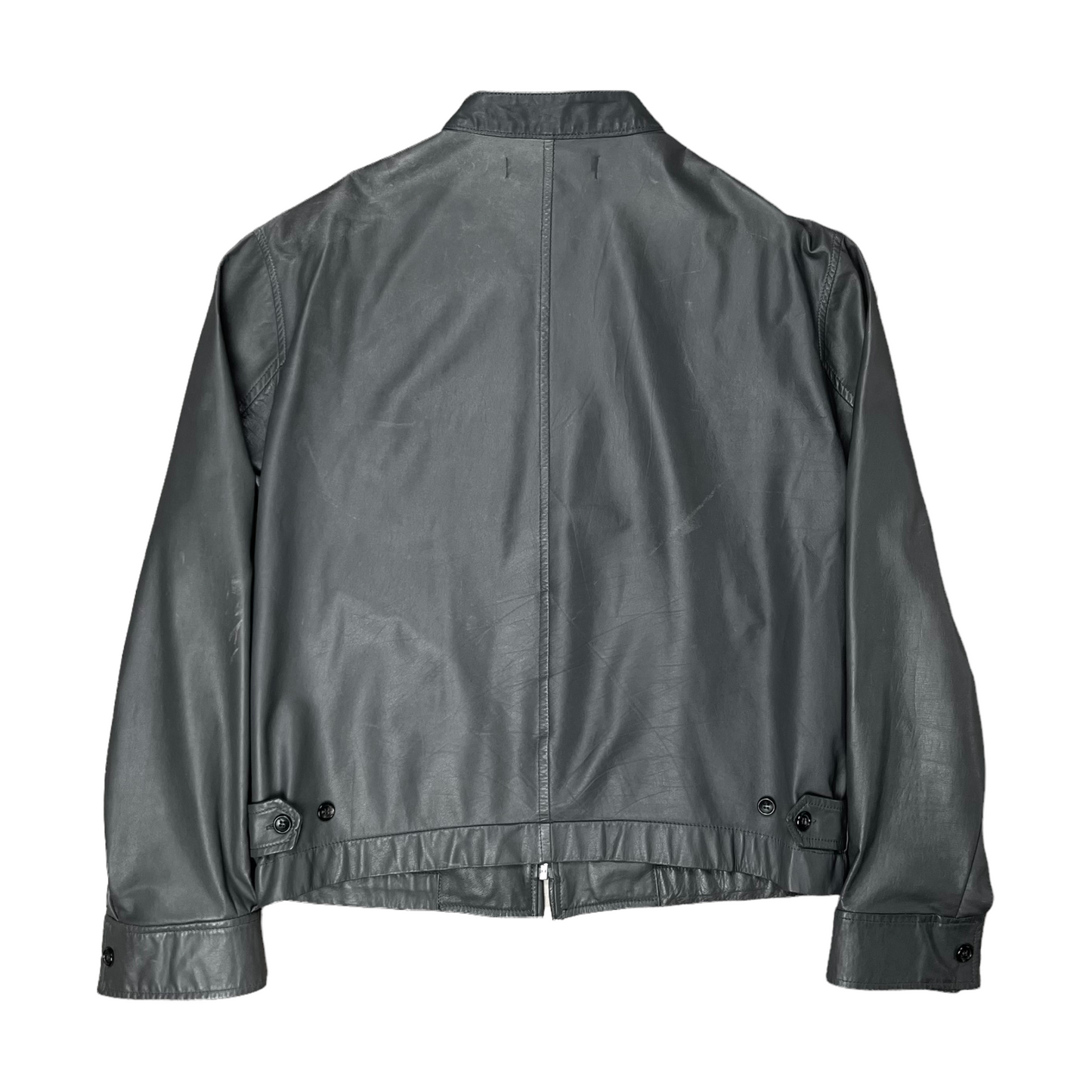 Comme des Garcons Shirt Leather Racing Jacket – Vertical Rags