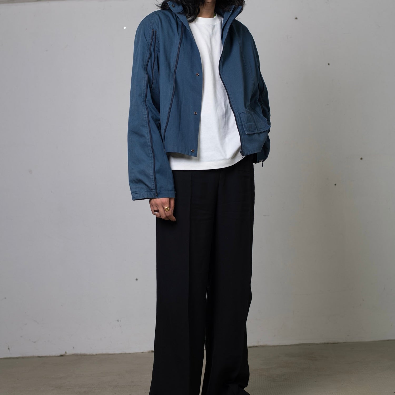 Raf Simons Cropped Side Zip Bomber Jacket - SS08 – Vertical Rags