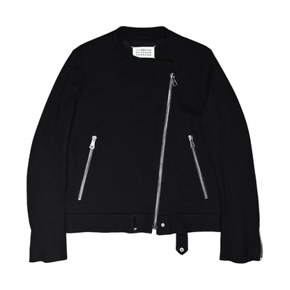 Maison Martin Margiela Belted Collarless Biker Jacket - AW02